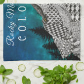 Hout de Howling Wolf Keuken Handdoeken (Gevouwen)