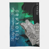 Hout de Howling Wolf Keuken Handdoeken (Verticaal)