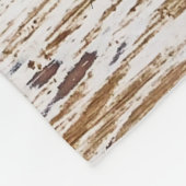 Hout Deer Baby's eerste jaar Foto Collage Fleece Deken (Hoek)