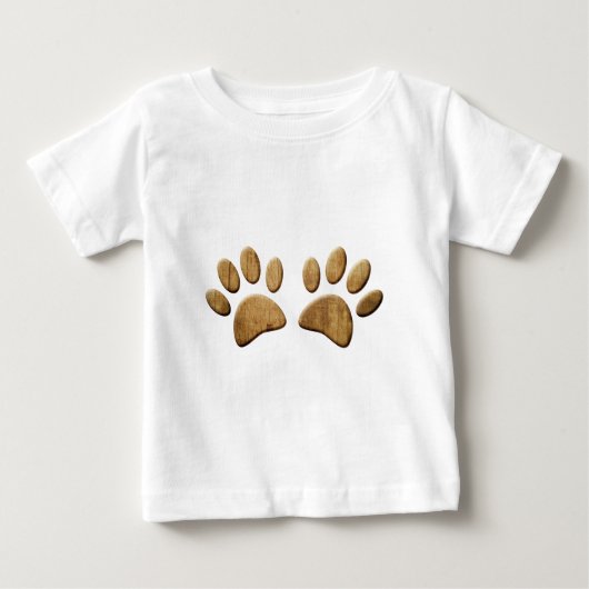 Hout Dog Paw Print (Voorkant)