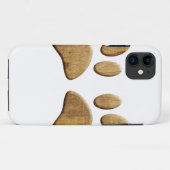 Hout Dog Paw Print Case-Mate iPhone Case (Achterkant (horizontaal))