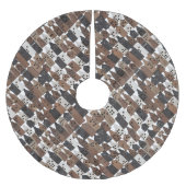 Hout dorp Kerstboom rok (Voorkant)