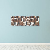 Hout dorp verpakt canvas (Insitu (Houten vloer))