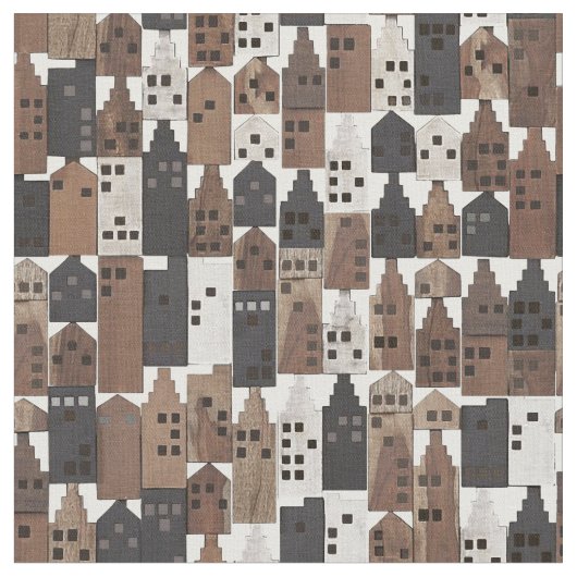Hout dorpsstof stof (Close Up)
