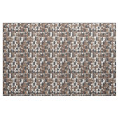 Hout dorpsstof stof (Fat Quarter)