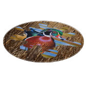 Hout Duck Cutting Board, Duck Hunting Round Snijplank (Hoek)