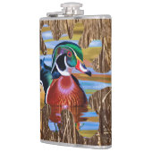 Hout Duck Flask, Duck Hunting Heupfles (Links)