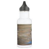 Hout Duck in een vijver Waterfles (Links)