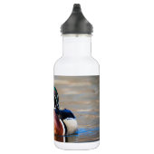 Hout Duck in een vijver Waterfles (Rechts)