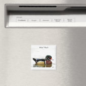 Hout Duck (man) Magneet (Insitu (Vaatwasser))