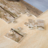 Hout Duck man op log in wetland Legpuzzel (Zijkant)