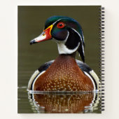 Hout Duck on Water Notitieboek (Achterkant)
