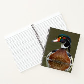 Hout Duck on Water Notitieboek (Binnen)