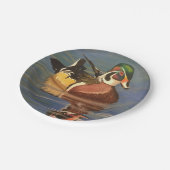 Hout Duck on Water Paper Bord (Gekanteld)