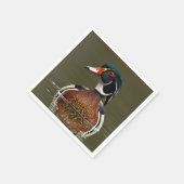 Hout Duck on Water Servet (Hoek)