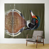 Hout Duck on Water Wandkleed (In Situ (horizontaal))