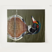 Hout Duck on Water Wandkleed (Voorkant (horizontaal))