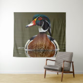 Hout Duck on Water Wandkleed (In Situ (horizontaal))