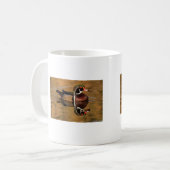 Hout Duck op Golden Lake Koffiemok (Voorkant links)