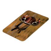 Hout Duck op Golden Lake Magneet (Linkerzijde)