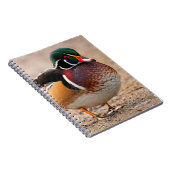 Hout Duck op grvel Notitieboek (Rechterzijde)