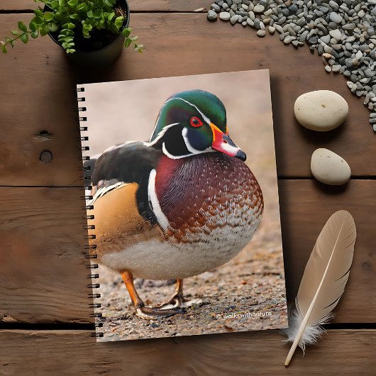 Hout Duck op grvel Notitieboek