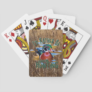 Hout Duck-spelkaarten, Duck Hunting-speelkaart Pokerkaarten