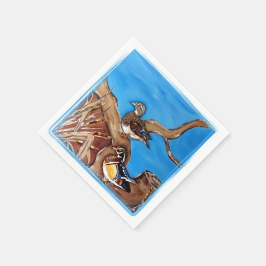 Hout Ducks Servet (Hoek)