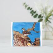 HOUT EENDEN BRIEFKAART (Staand voorkant)