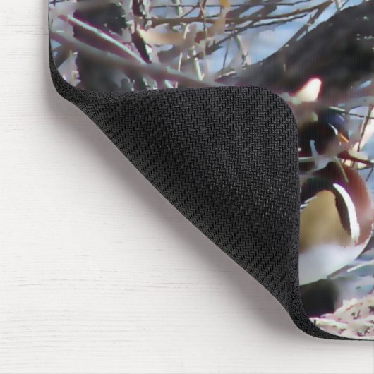 Hout Eenden in een boom Muismat (Hoek)