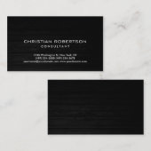 Hout-effect Grijs Modern Consultant Visitekaartje (Voorkant / Achterkant)