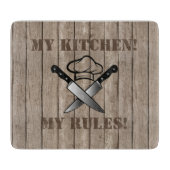 Hout-effect Kitchen Snijplank (Voorkant)