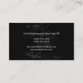 Hout Effect Makeup Artiest Script Visitekaartje (Achterkant)