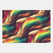 Hout-effect Rainbow Wrapping Paper Set (Voorkant 3)