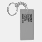 Hout Elf met eekhoorn Sleutelhanger (Voorkant Links)