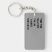Hout Elf met eekhoorn Sleutelhanger (Voorkant)