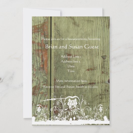 Hout en aardeverwarming kaart (Achterkant)