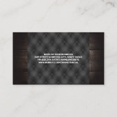 Hout en Button | Logo Beauty Visitekaartje (Achterkant)