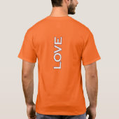 HOUT EN GEDOVEERD T-SHIRT (Achterkant)