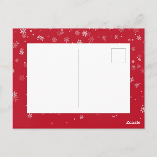 Hout en goudpine tak kerstfeestfoto's briefkaart (Achterkant)