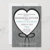 Hout en hart repetitie diner kaart (Voorkant)