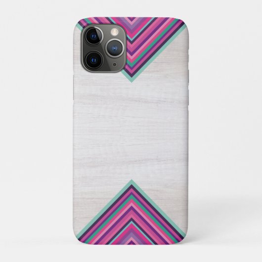 Hout en Heldere Strepen, Geometrisch Boheems Ontwe Case-Mate iPhone Case (Achterkant)