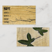 Hout en Ivy Visitekaartje (Voorkant / Achterkant)