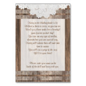 Hout en Kant Ontwerp Kaart (Voorkant)