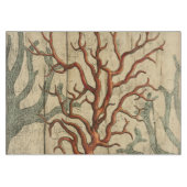 Hout en klein koraal snijplank (Voorkant)