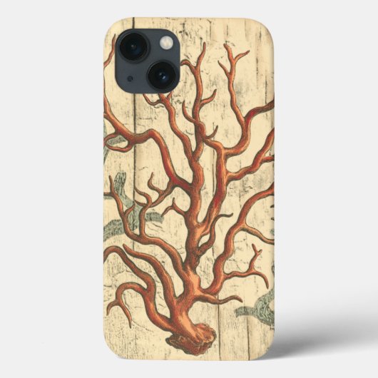 Hout en Kleine Koraal Case-Mate iPhone Case (Achterkant)