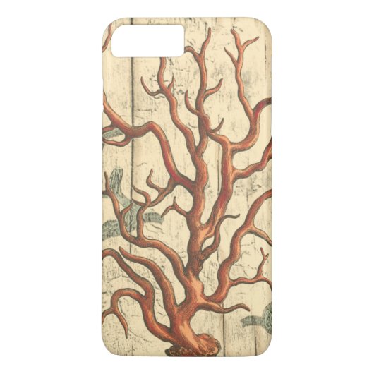 Hout en Kleine Koraal Case-Mate iPhone Case (Achterkant)