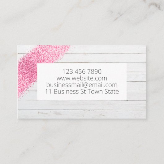 Hout en kunstmeubelen voor het opknappen visitekaartje (Achterkant)