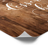 Hout- en lantaarnborden voor weddenschappen poster (Hoek)