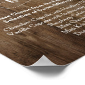 Hout- en lantaarnborden voor weddenschappen poster (Hoek)